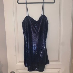 Free People Time To Shine Sequin Shift Dress